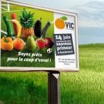 Affiche d'ouverture VIC fruits